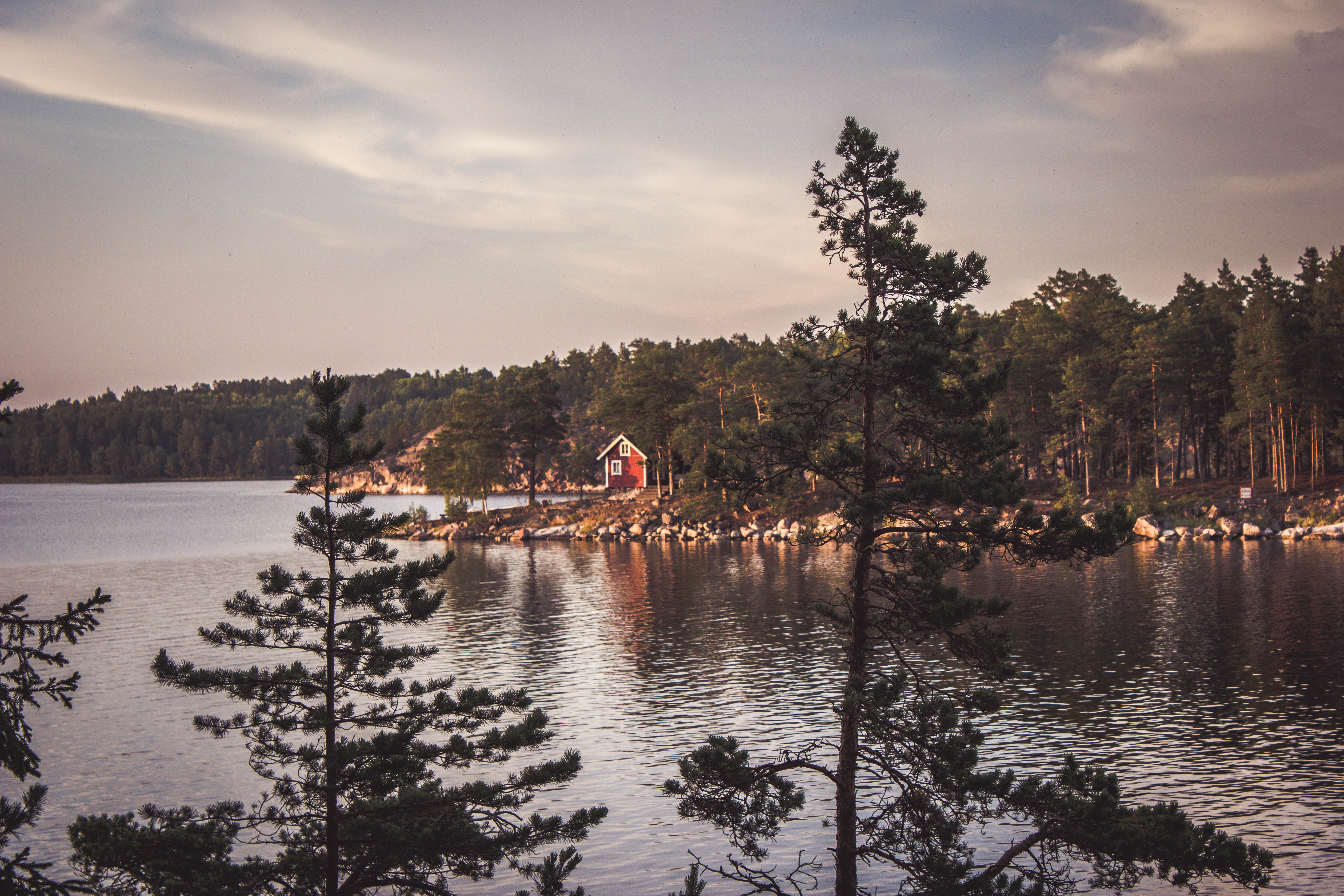 lake and cottage